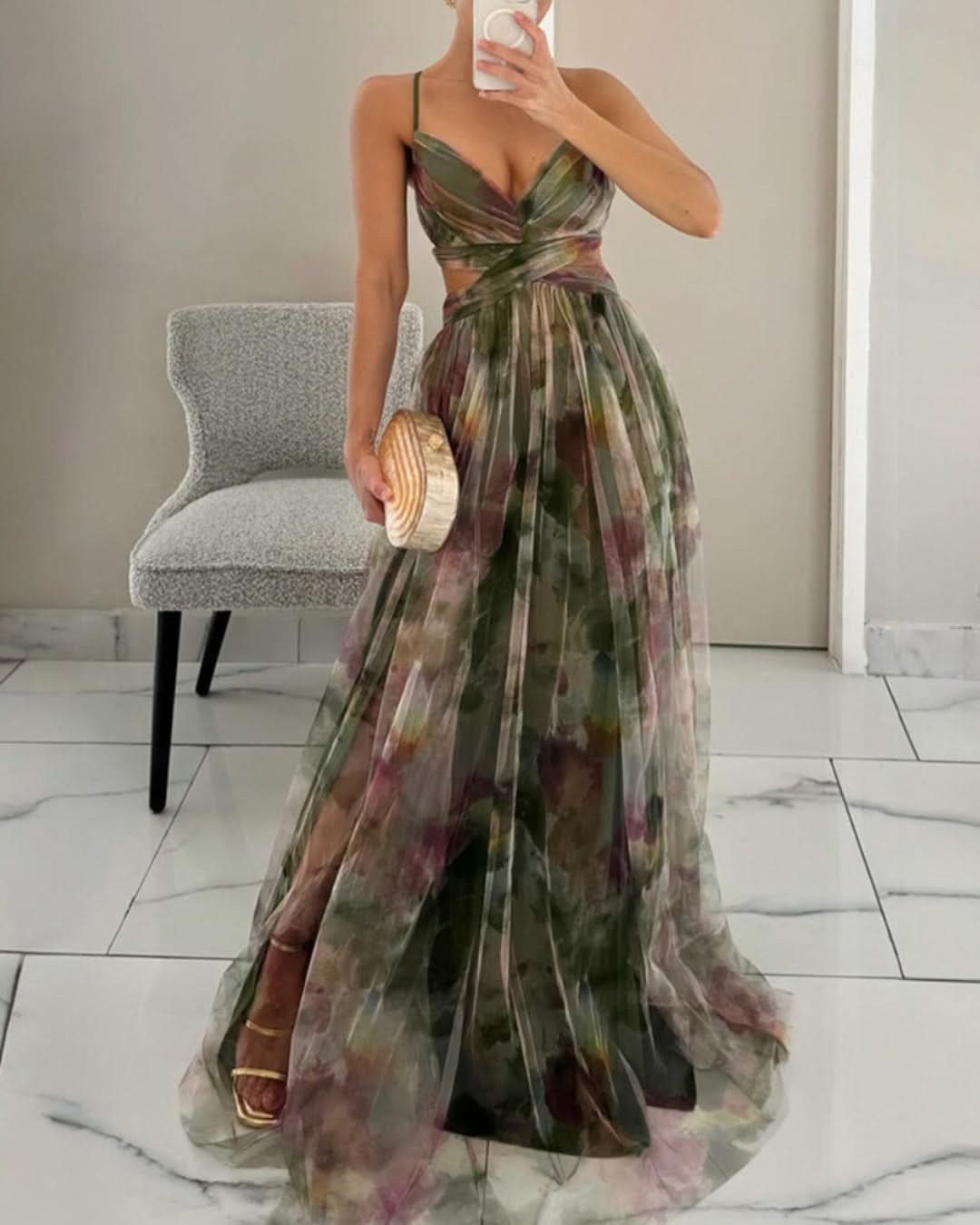Giselle™ | Vestido largo floral