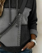 Naomi | Relaxed Color-Block Hoodie