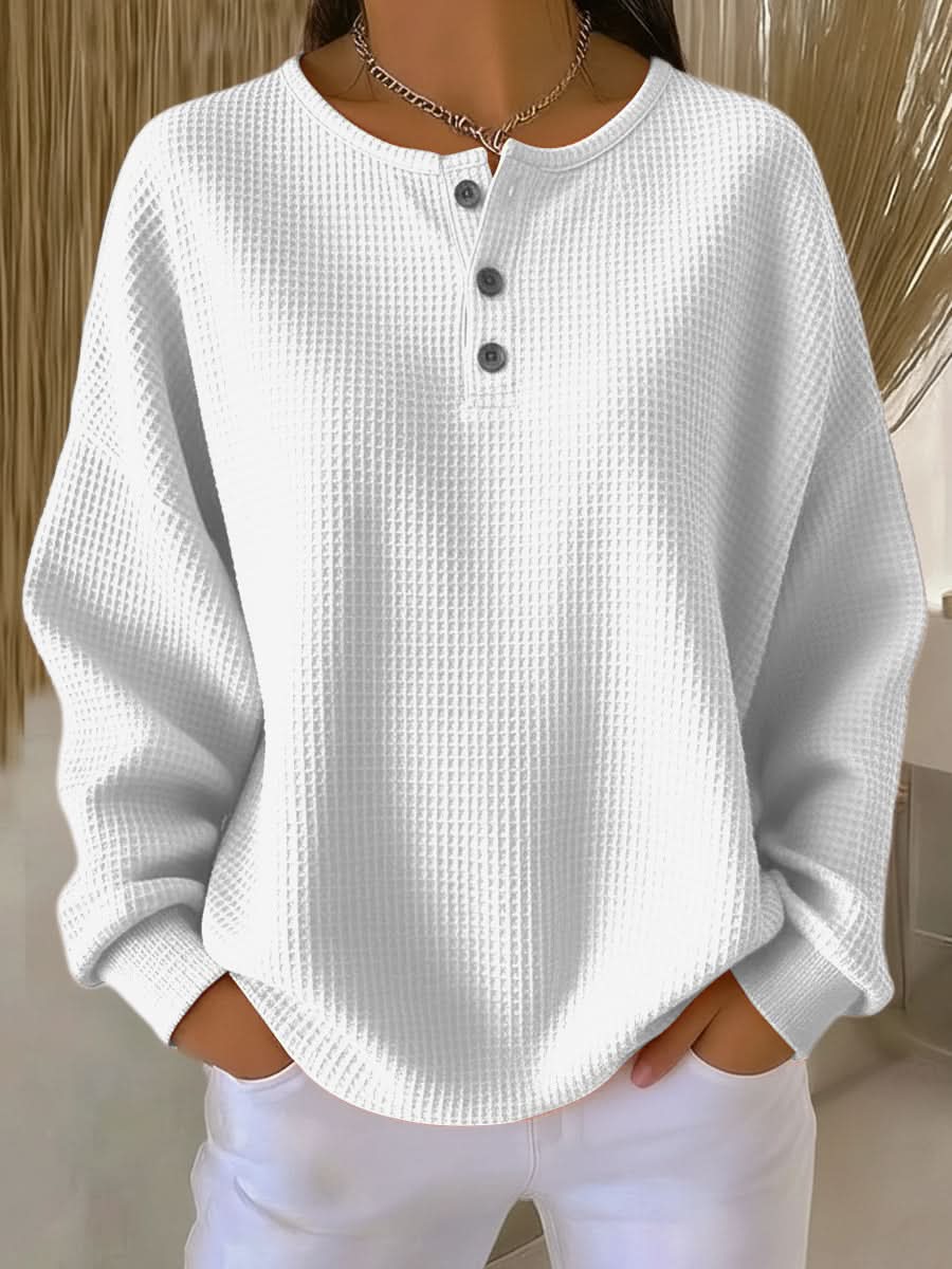 Jennifer | Haut henley classique et confortable