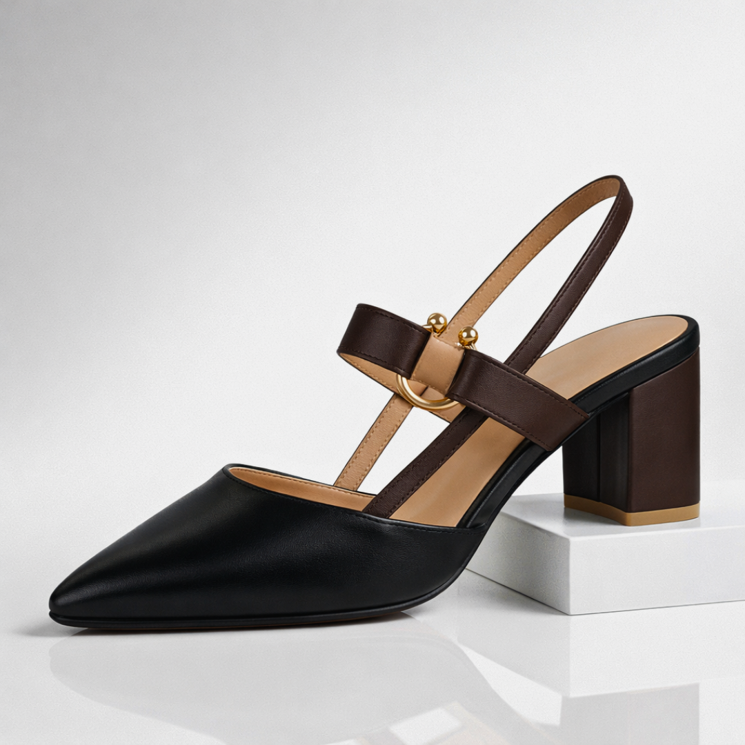 Zapatos de tacón Seraphina Signature con tira trasera