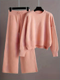 Joan | Ensemble décontracté pull et pantalon ample