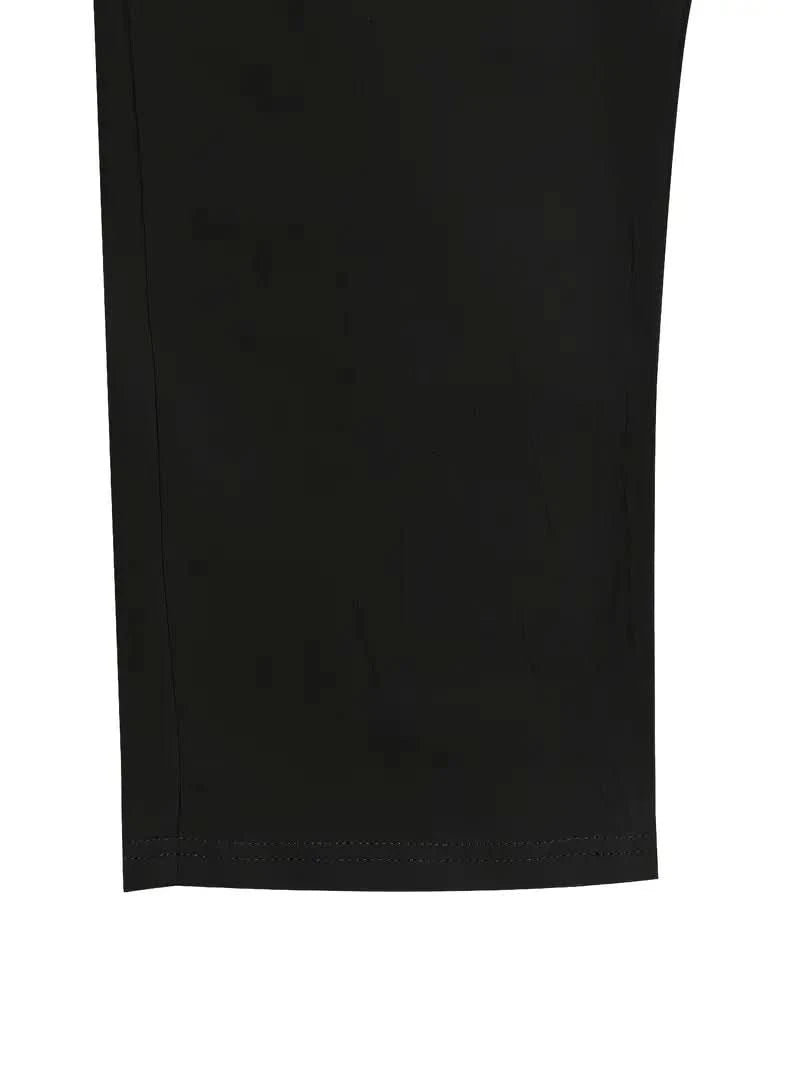 Evan | Pantalones rectos con cordón y ajuste holgado