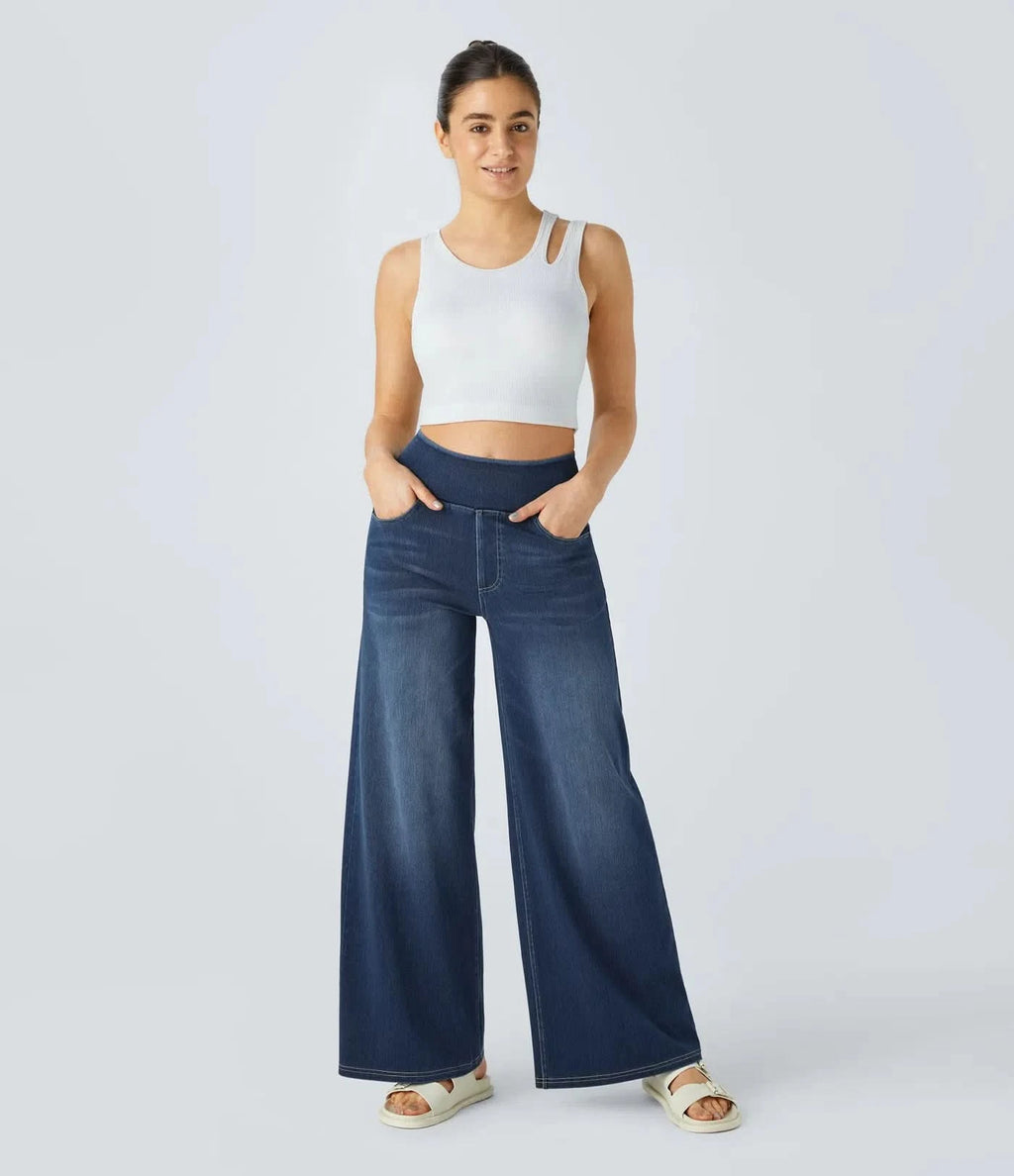 Claudia™ High Waist Wide Leg Jeans