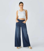 Claudia™ High Waist Wide Leg Jeans