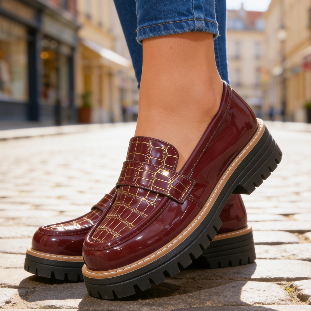 Mocassins à plateforme Harper Lane Gator