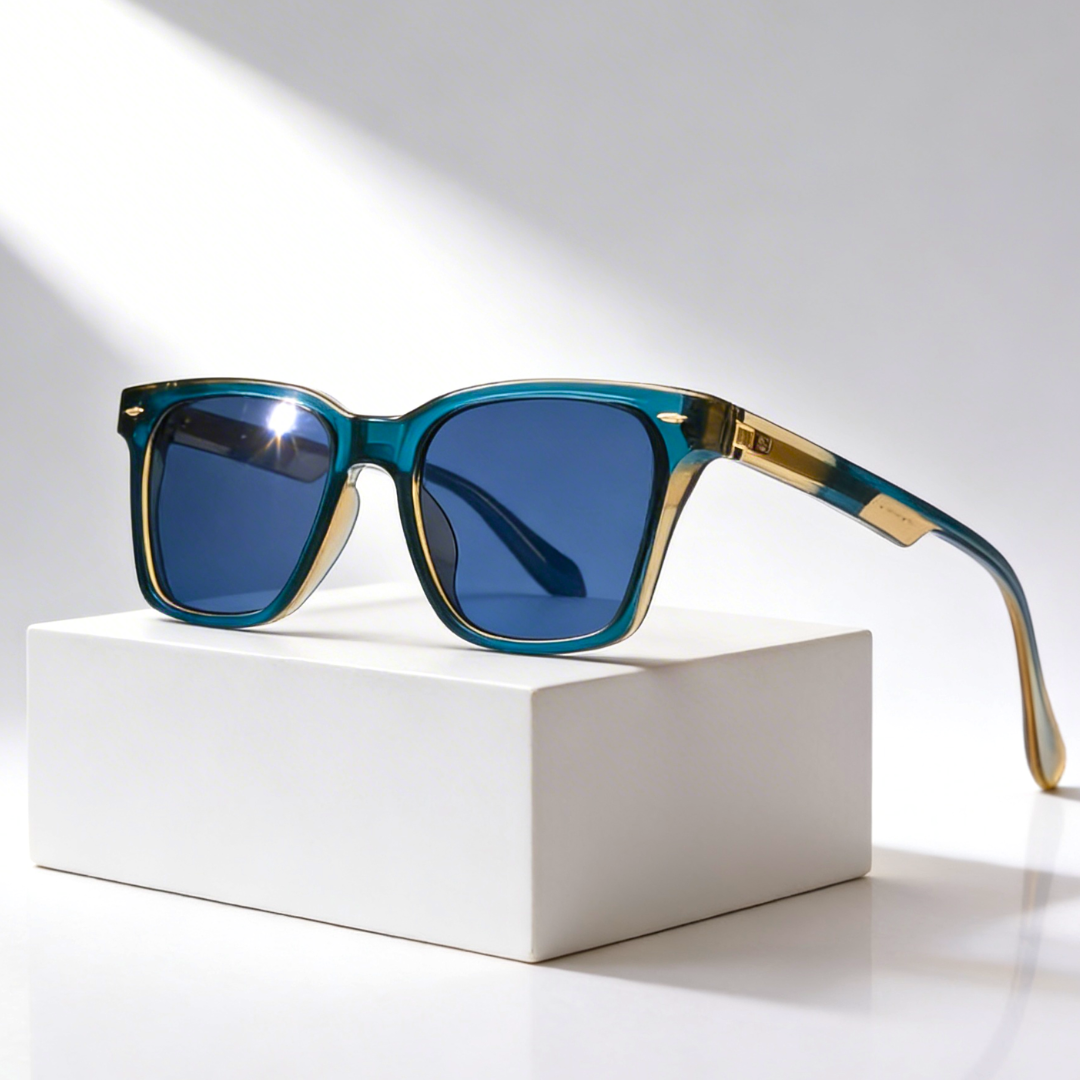 Strathmore Wave™ | Wayfarer Acetate Sunglasses | UV400 Translucent