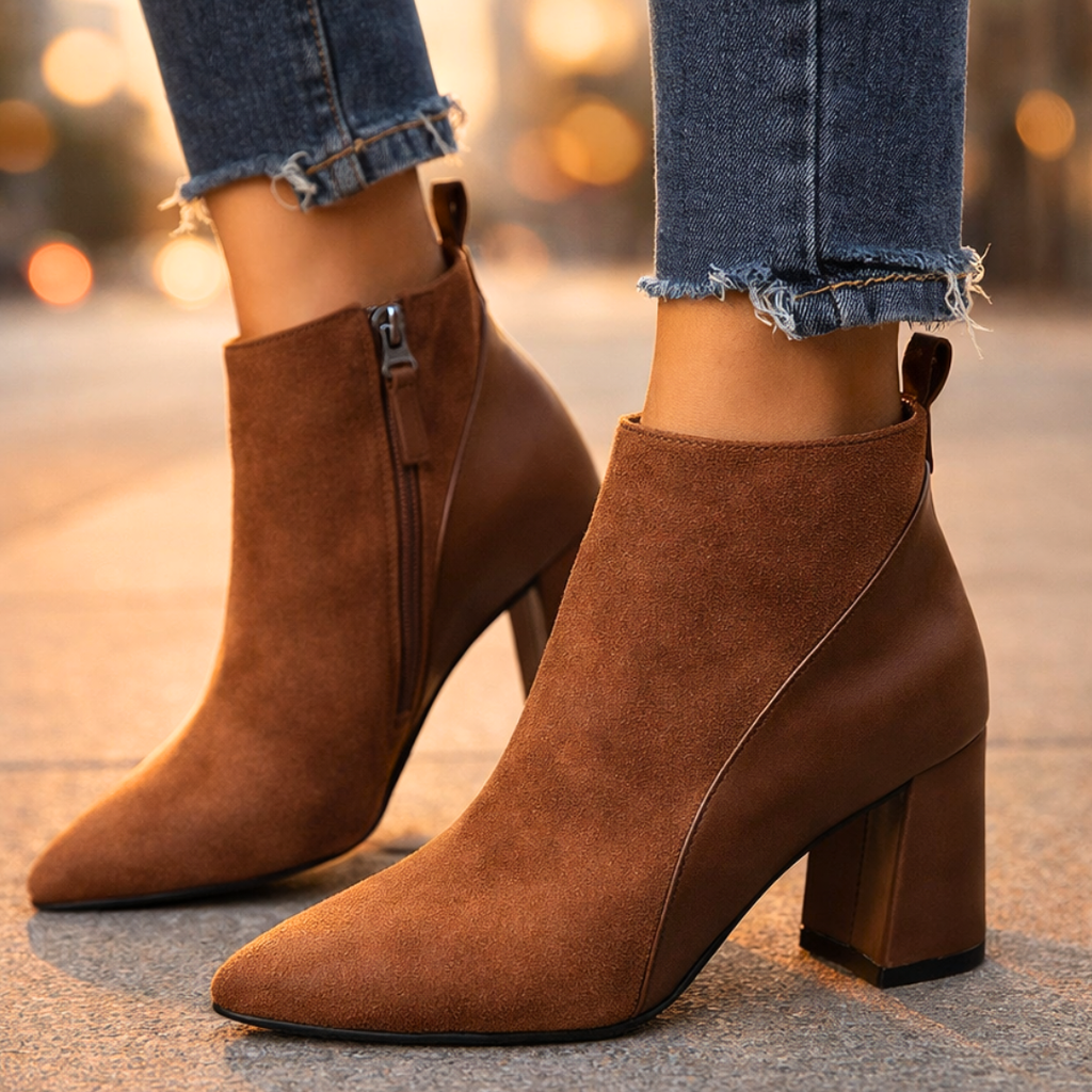 Botines Odette de ante