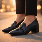 Mocasines de seda con bucle Harper Lane