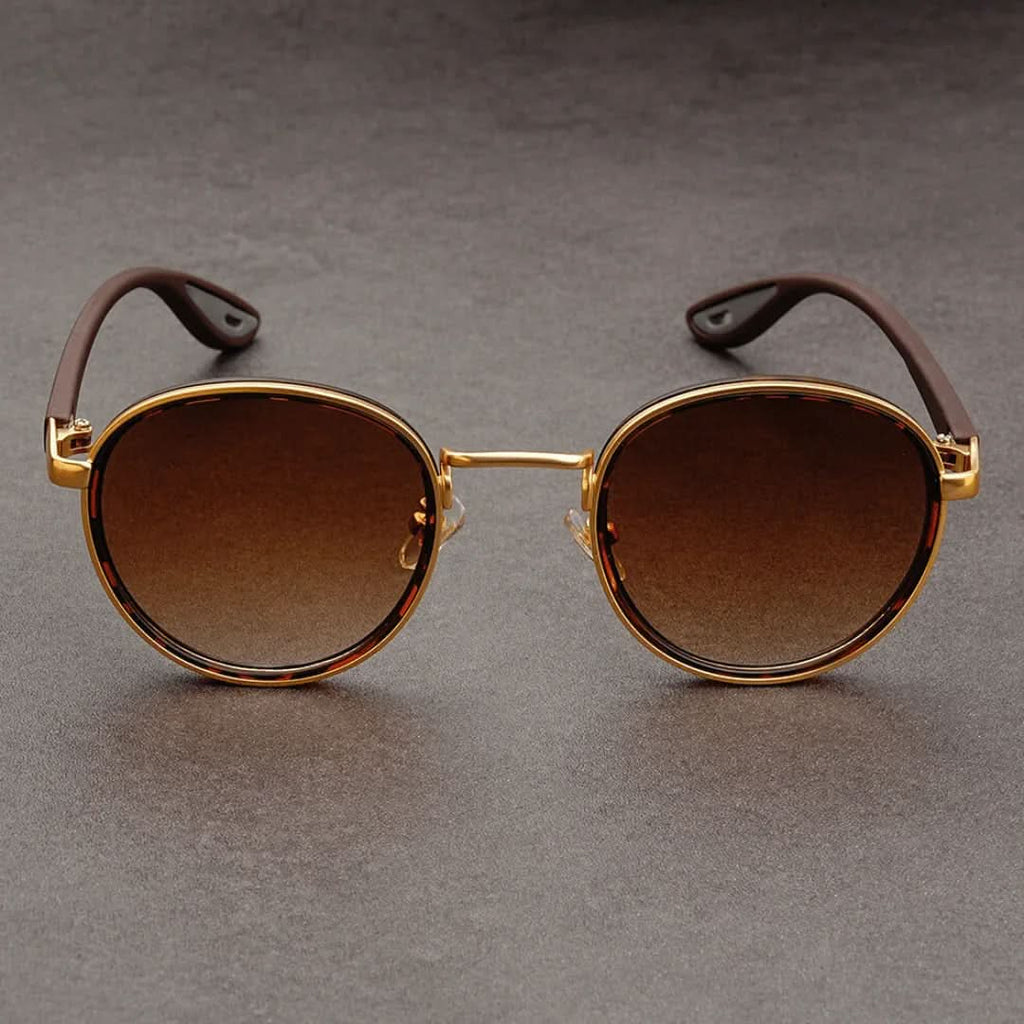 Rift Origin™ | Round Metal-Acetate Sunglasses | UV400