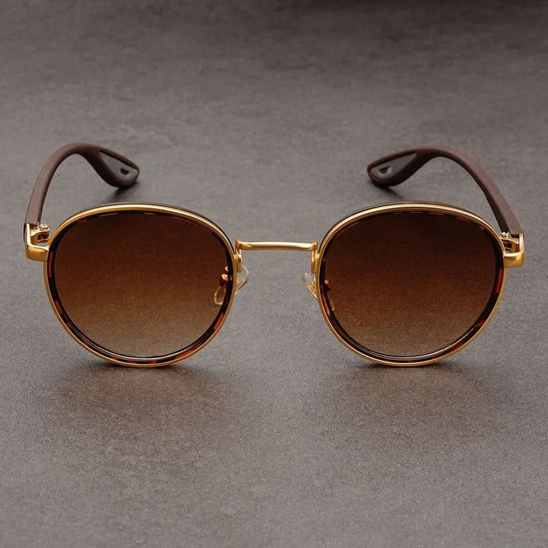 Rift Origin™ | Round Metal-Acetate Sunglasses | UV400