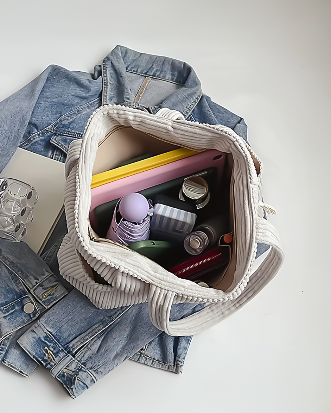 Tilda | Bolso de mano acanalado para el día a día