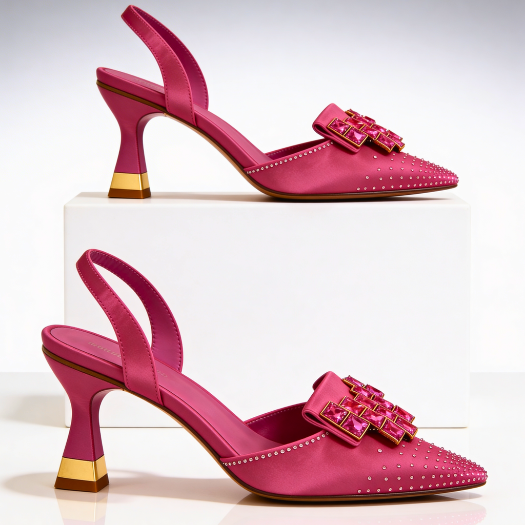 Chaussures à talons chaton Vivienne Gemstone