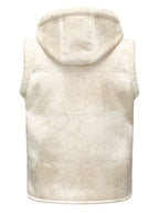 Caleb | Chaleco con capucha estructurado de invierno