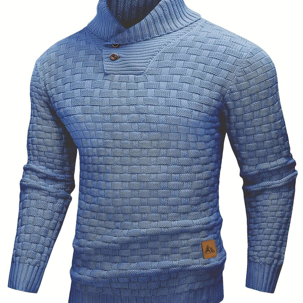 Hunter | Suéter texturizado con botones en el cuello