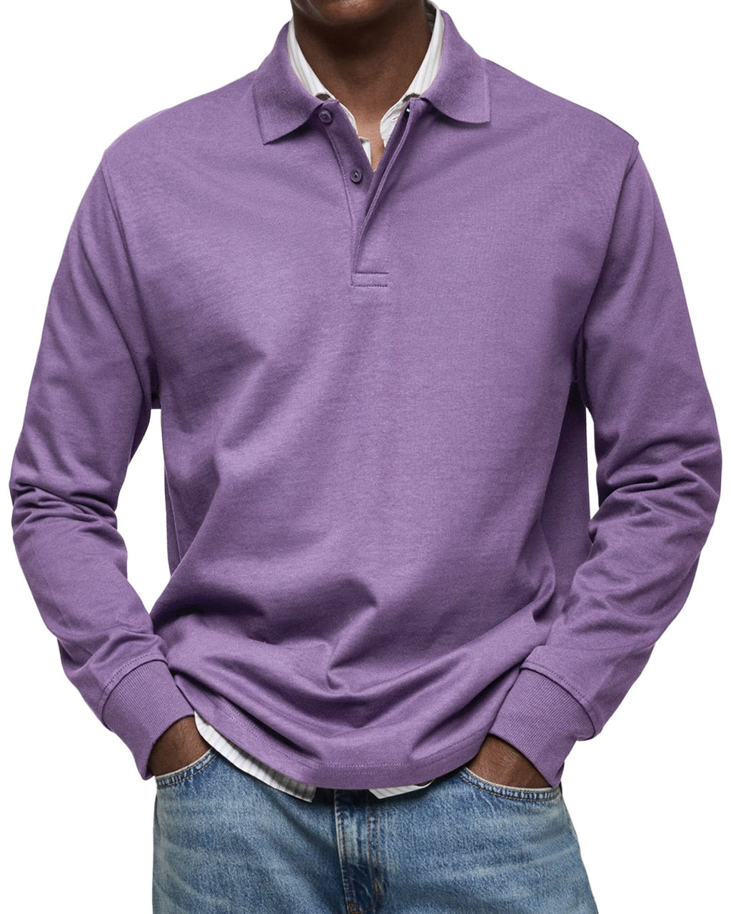 Grant | Polo informal de manga larga