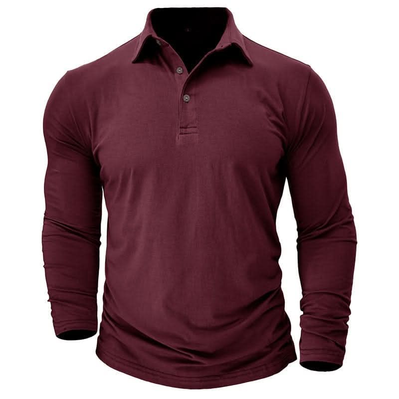 Travis Owen | Polo de manga larga elegante y de primera calidad