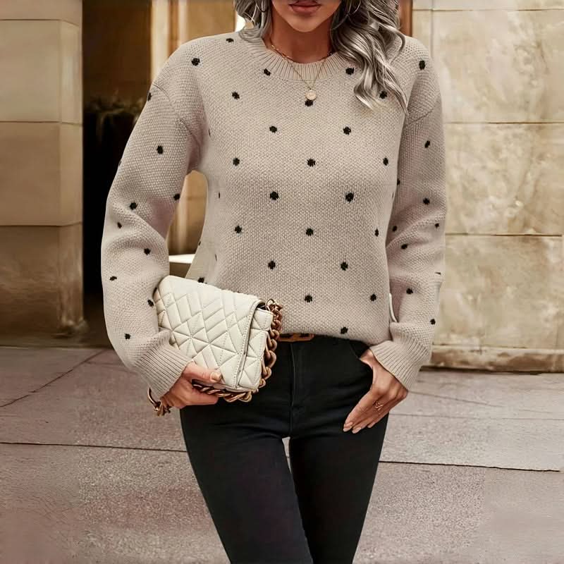 Esmee | Pull à pois élégant et classique