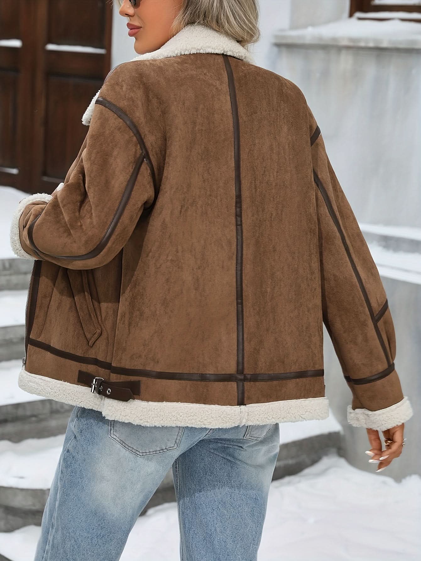 Samantha | Veste d'hiver douillette zippée