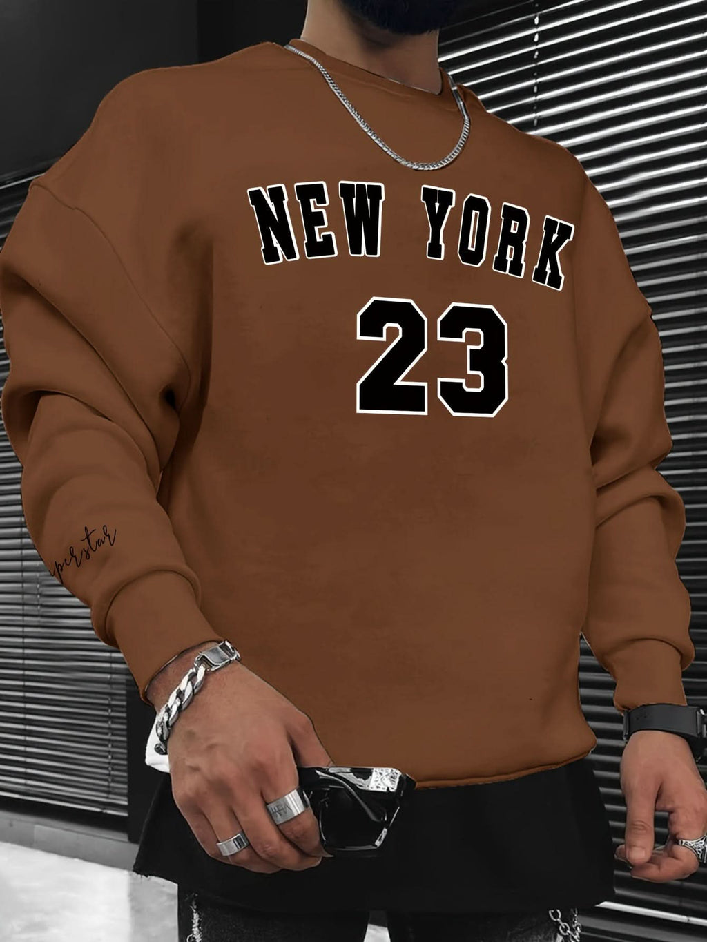 Noah | 23 Sudadera New York Estampada