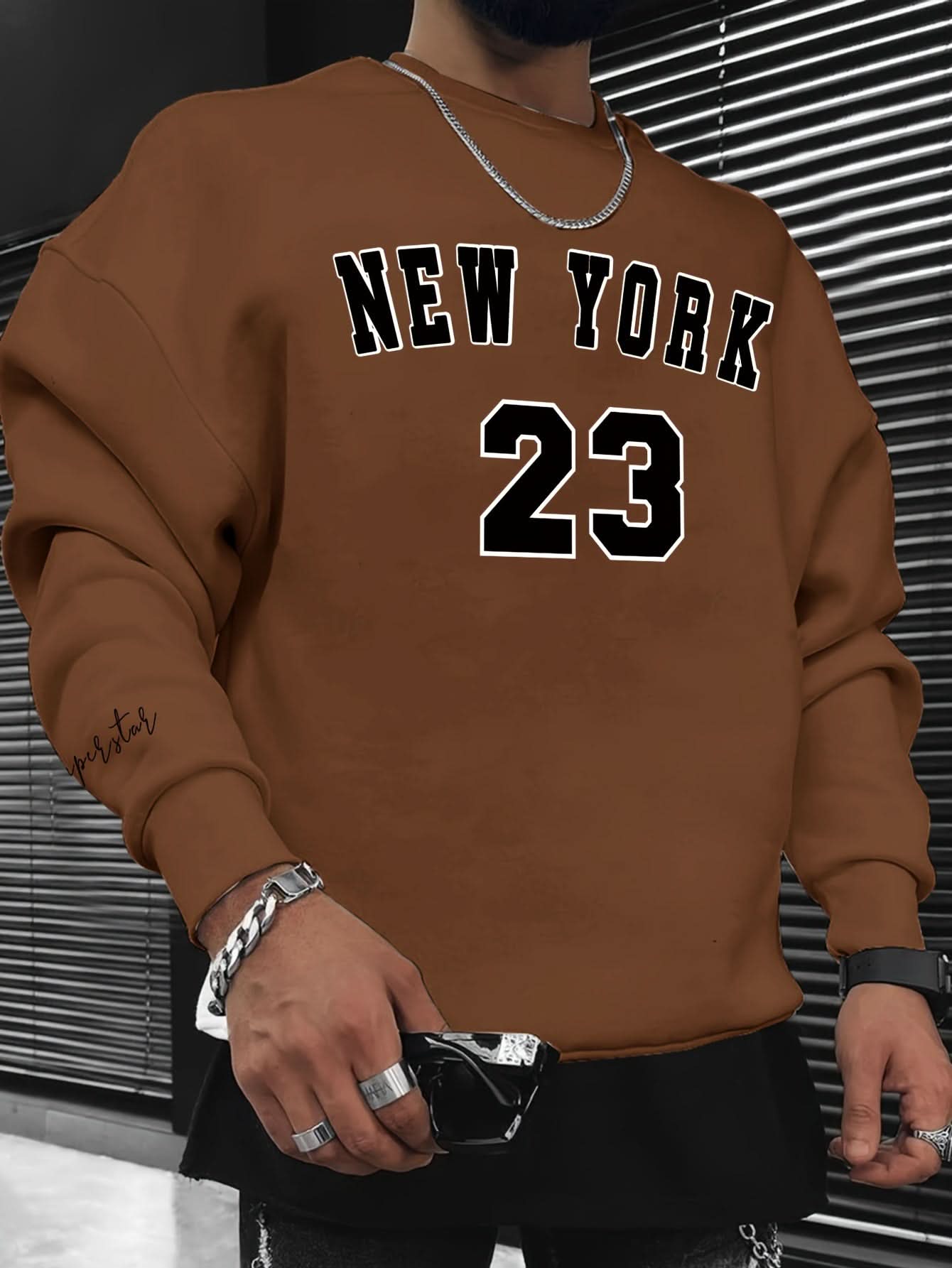 Noah | 23 Sudadera New York Estampada