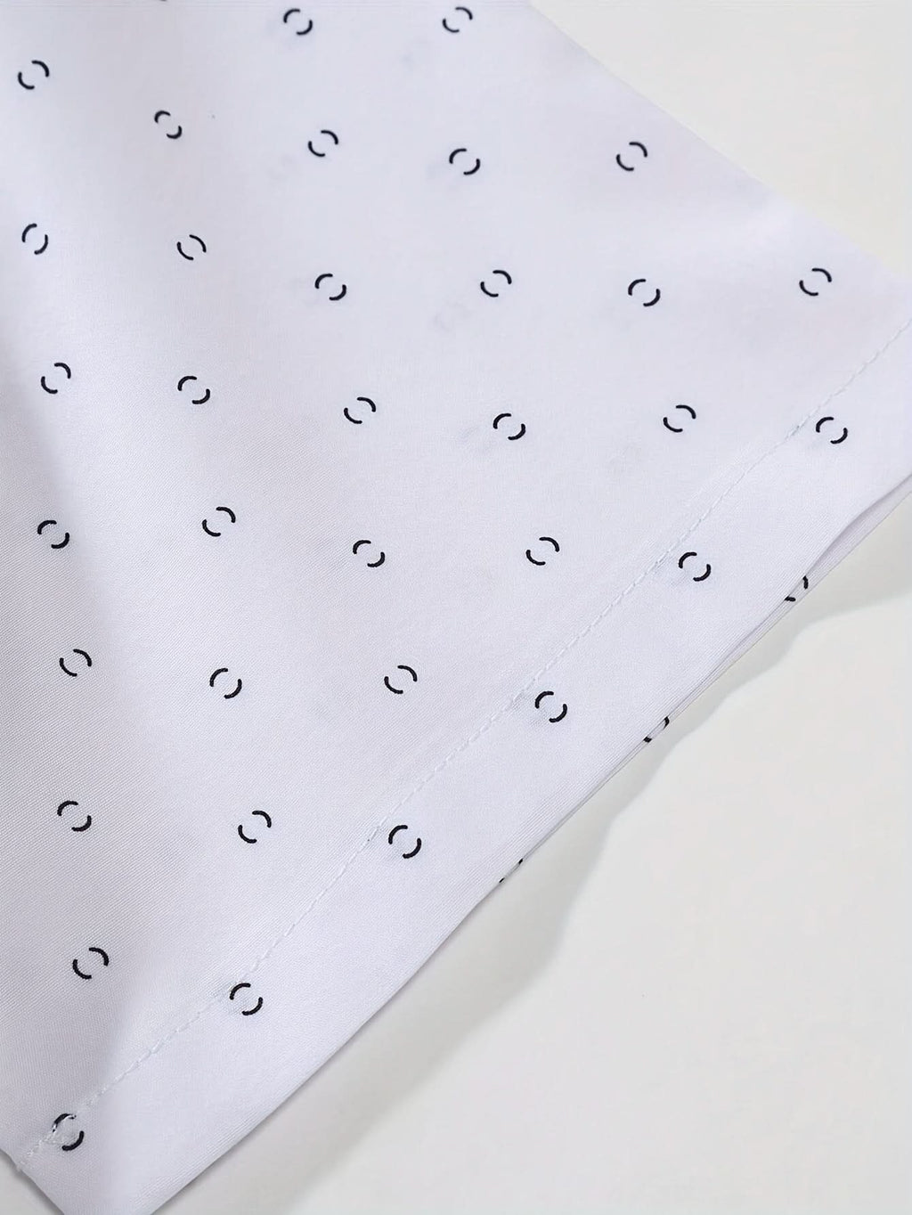 Elias | Camisa de manga corta estampada moderna con botones