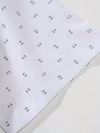 Elias | Camisa de manga corta estampada moderna con botones