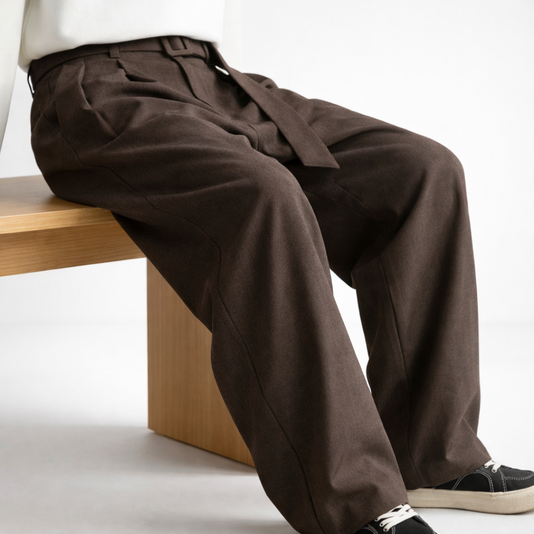 Pantalones anchos de lana Jacob