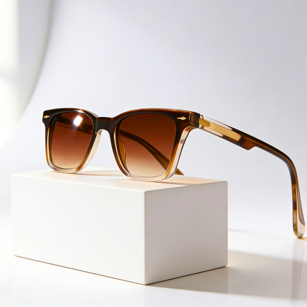 Strathmore Wave™ | Wayfarer Acetate Sunglasses | UV400 Translucent