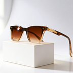 Strathmore Wave™ | Wayfarer Acetate Sunglasses | UV400 Translucent