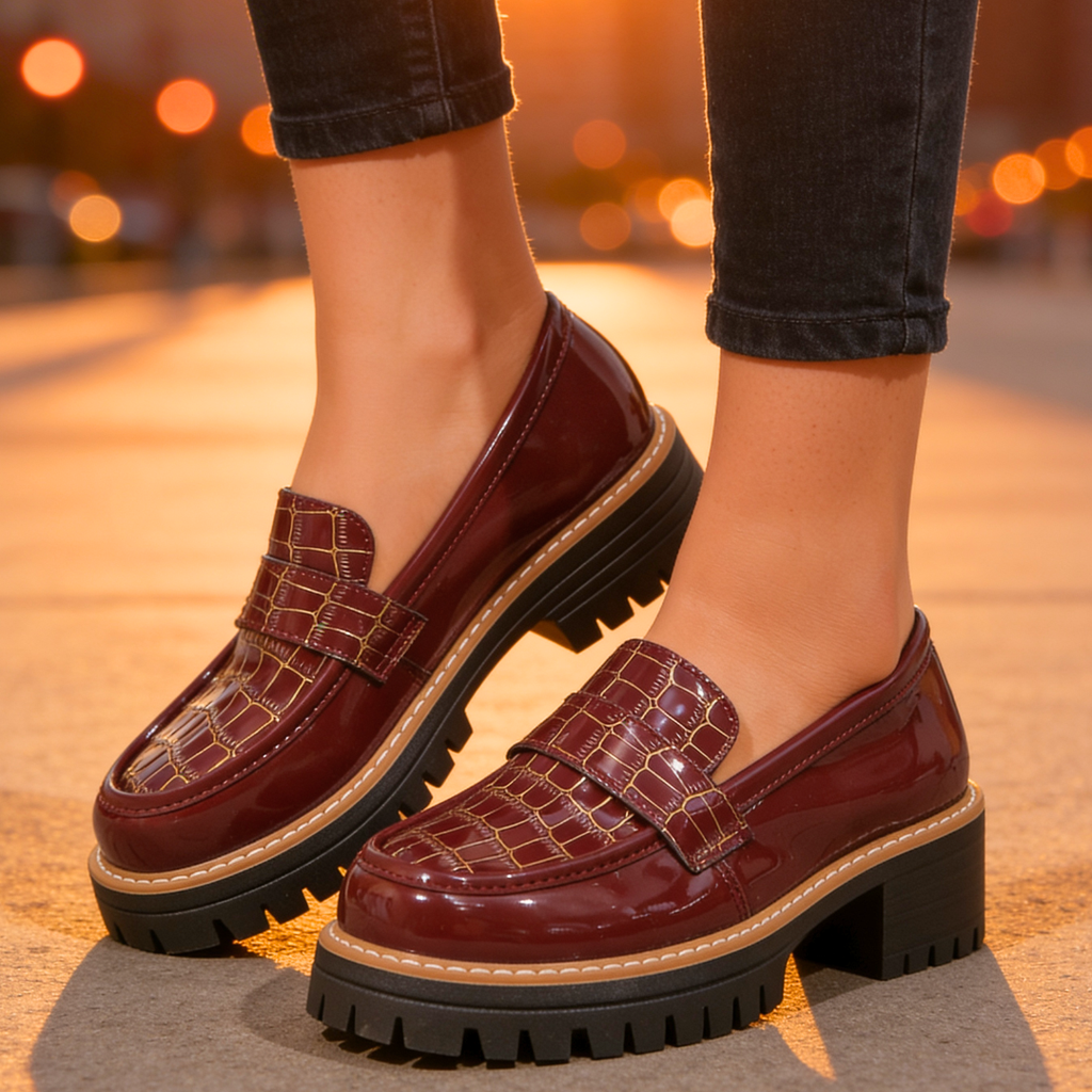 Mocasines de plataforma Gator de Harper Lane