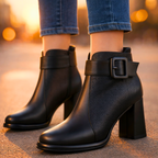 Botas de cuero Harper Lane Pebblegrain