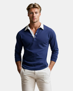 Colin | Suéter casual de punto tipo polo