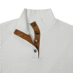 Calvin | Jersey Texturizado con Botones en el Cuello