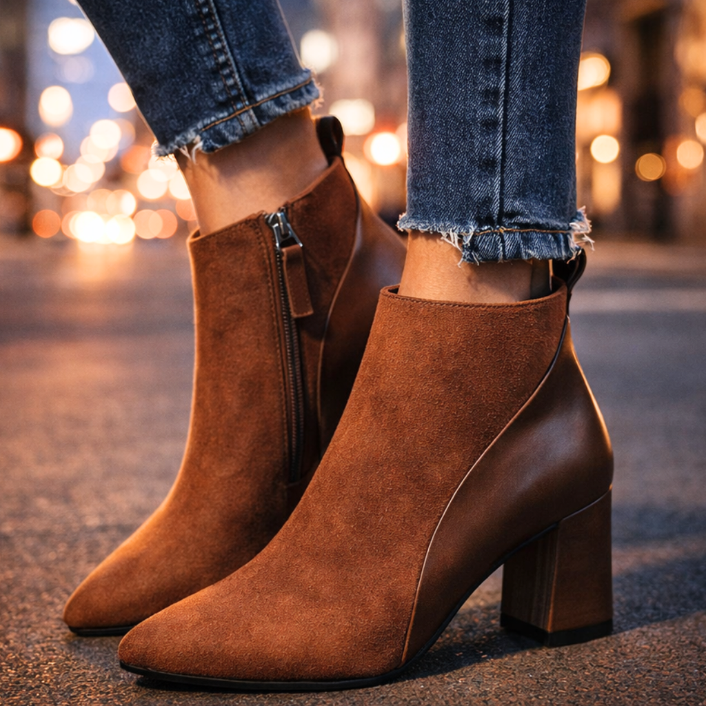Botines Odette de ante