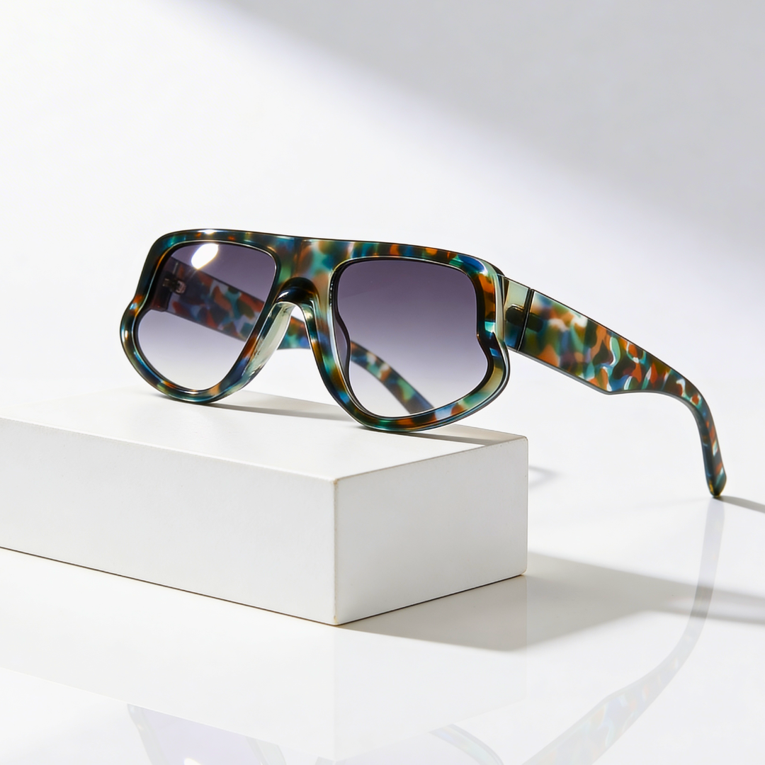 Rogue Bloom™ | Exotic Print Oversized Sunglasses | UV400