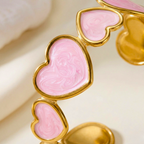 Elena Heart Cuff Bracelet