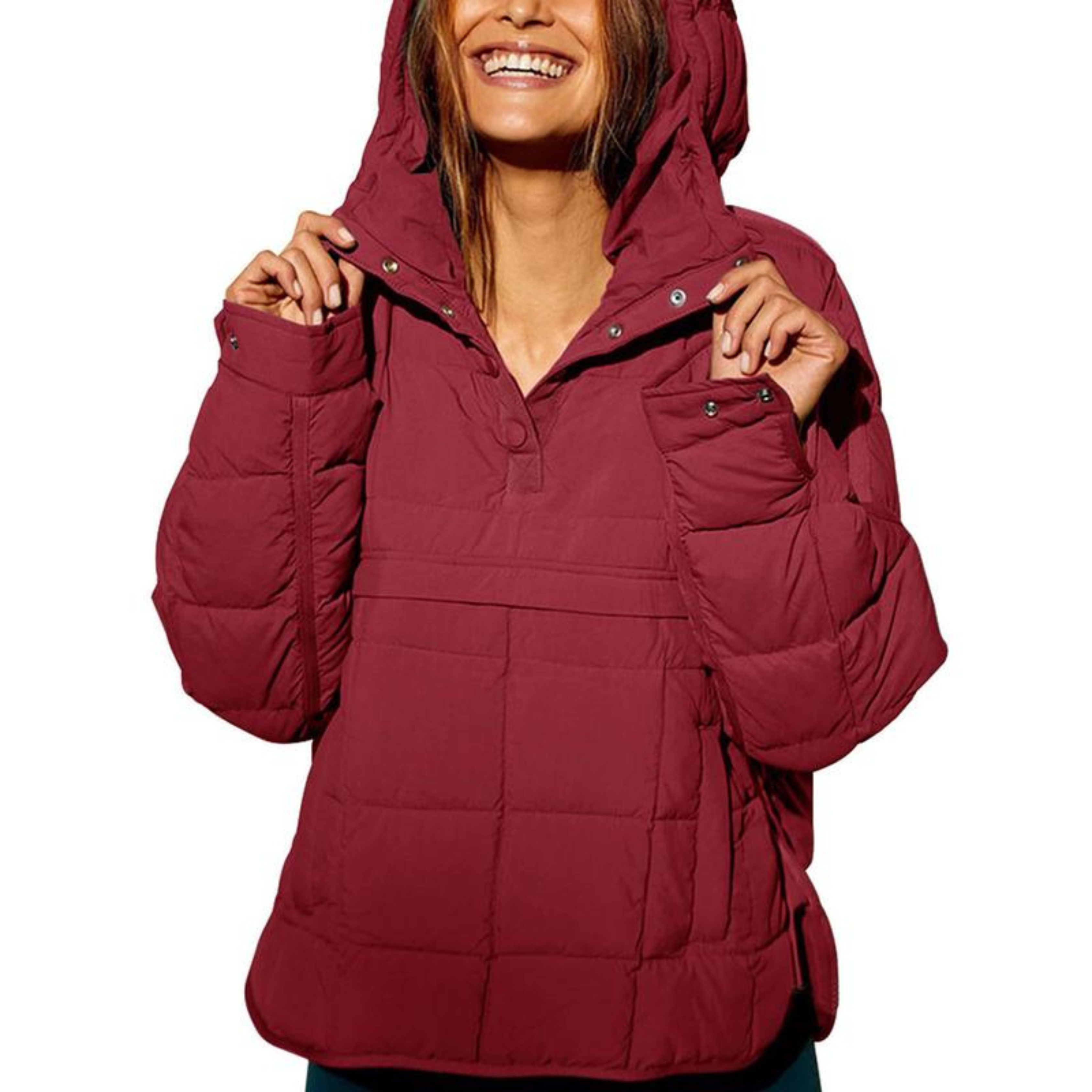 Margaret | Oversized Hooded Pullover Jacket