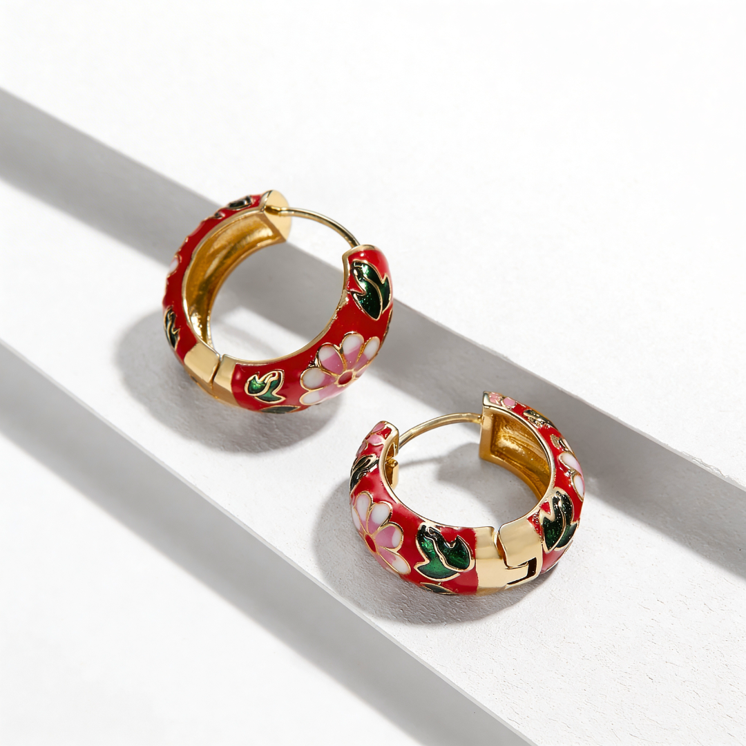 Pendientes florales Aria