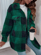 Tessa | Veste chemise à carreaux douillette