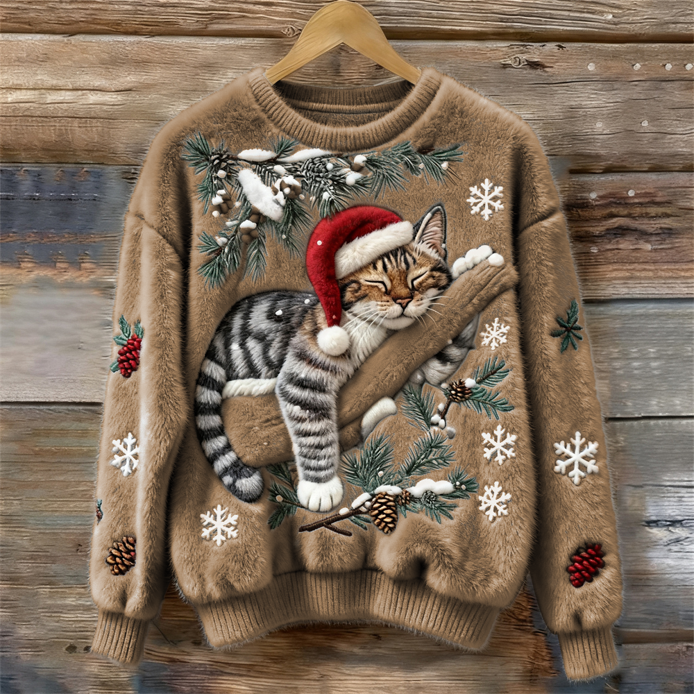 Emery | Le pull de Noël parfait pour les amoureux des chats