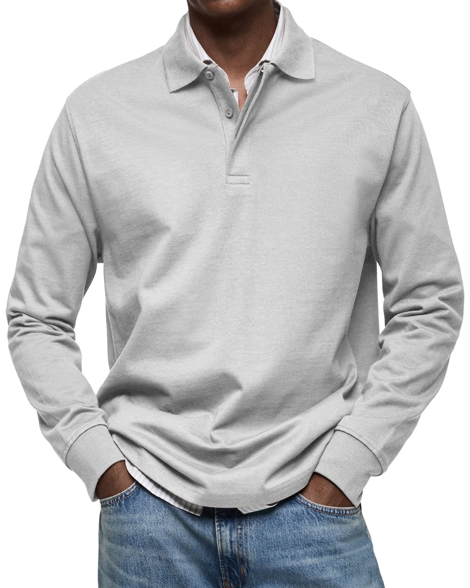 Grant | Polo informal de manga larga