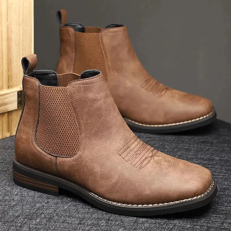 Grant | Bottines Chelsea à enfiler épurées