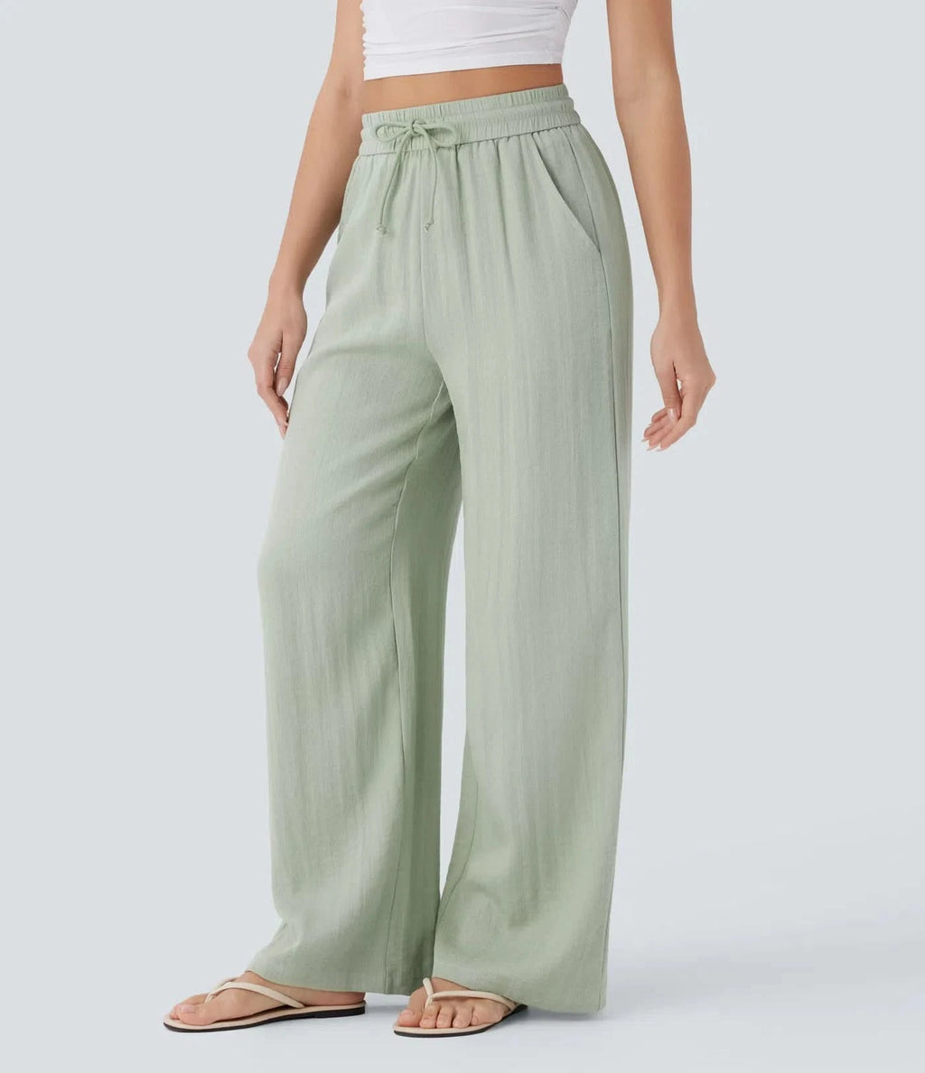 Lina™ High Waist Linen Pants