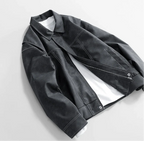 Chaqueta de cuero clásica Hafford