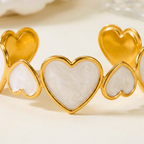 Elena Heart Cuff Bracelet