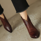 Elise | Bottines de luxe à talon bas