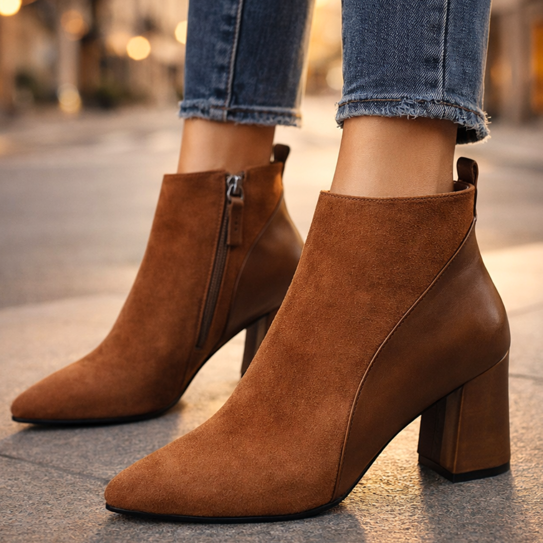Botines Odette de ante