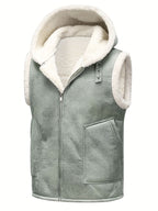 Caleb | Chaleco con capucha estructurado de invierno