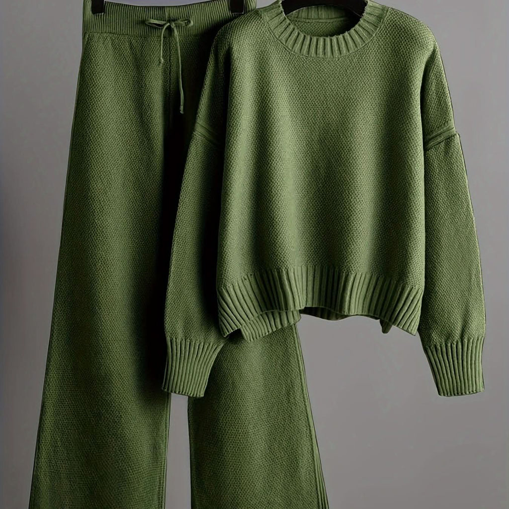Joan | Ensemble décontracté pull et pantalon ample