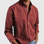 Edward | Camisa Clásica de Manga Larga con Botones